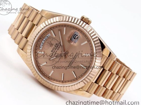 President Date JDF Stick Dial on V3 Steel 904L Bracelet Weight) RG Day (Gain 40 RG VR3255 0116